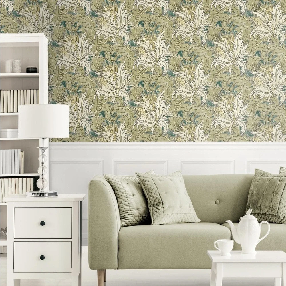 NextWall Floral Folly Peel and Stick Wallpaper